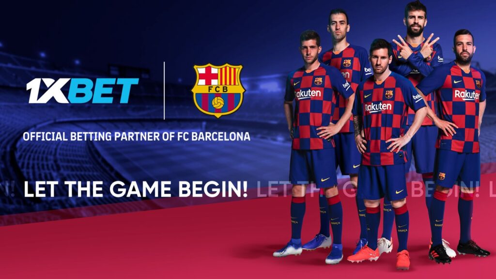 1xbet partnership Barcelona Football Club