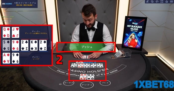 ポーカーのルールと遊び方ラウンド2